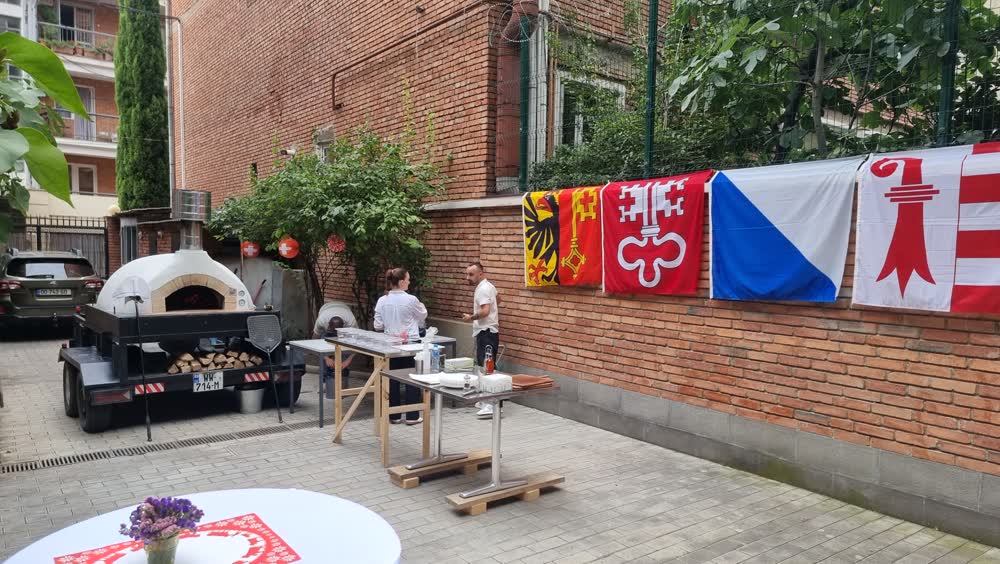 Catering at the Swiss embassy